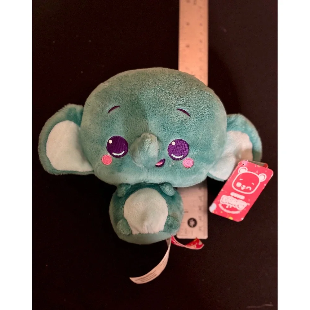 Gund Drops Tony Trunks Elephant Plush Series 1 Teal Weighted Stuffed Animal 6